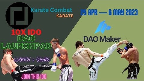 Karate Combat 10x presale token / DOA MAKER Launchpad GEM coin / gamefi crypto gaming project