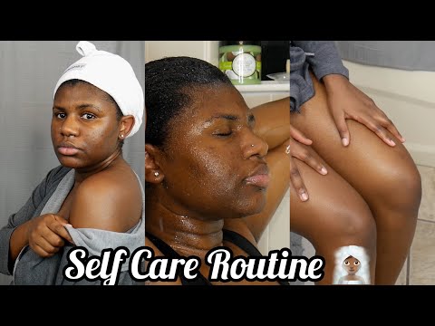 SELF CARE MAINTENANCE ROUTINE| Soft Glowy Skin, Haircare, At-Home Waxing, ETC