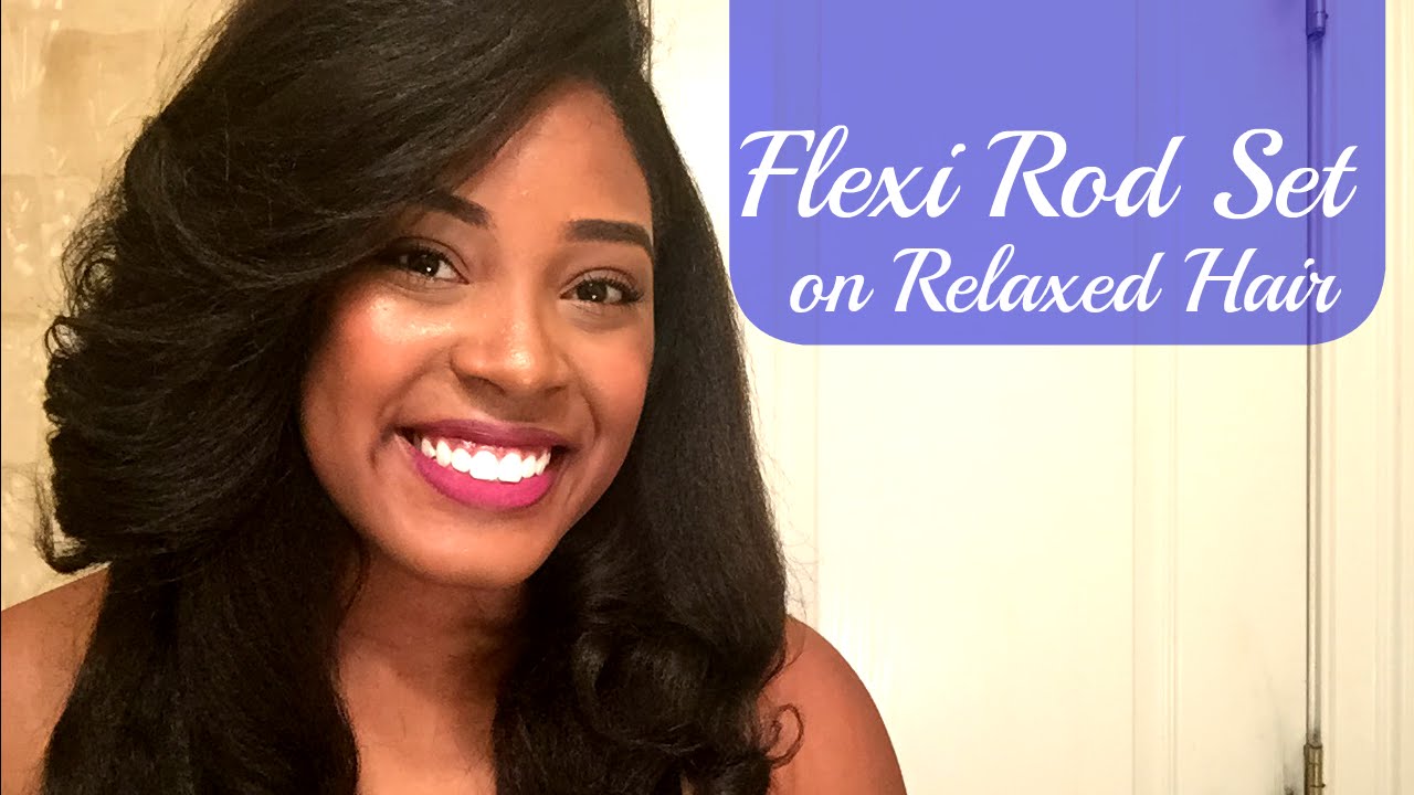 5. How to Use Flexi Rods on Relaxed Hair - wide 6