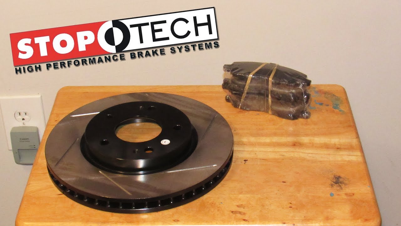 StopTech Brake Pads & Slotted Rotors | 2006 Mitsubishi Lancer Ralliart