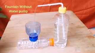 Plastic bottles without fountain pump بطری های پلاستیکی بدون پمپ آبنما