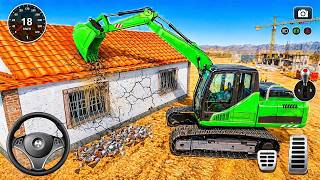 Ultra Realistic Construction Simulator Gameplay | Heavy Machinery Work | 3D Building Game screenshot 2
