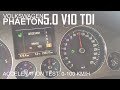 VW Phaeton 5.0 V10 TDI - 0-100 kmh acceleration test