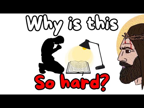 Why it's so hard to pray explained in 3 minutes