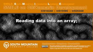 C#/Xamarin Cohort 06D - Reading Data into an Array