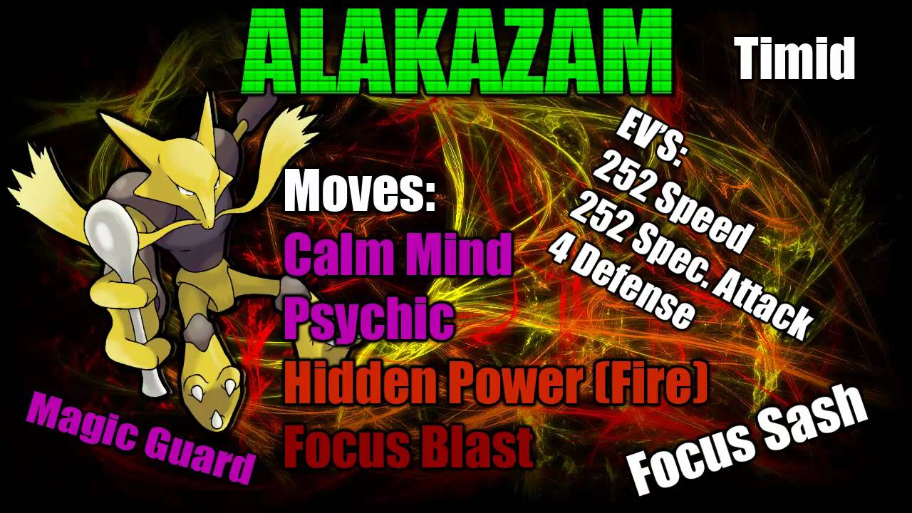 Alakazam Custom Moveset YouTube