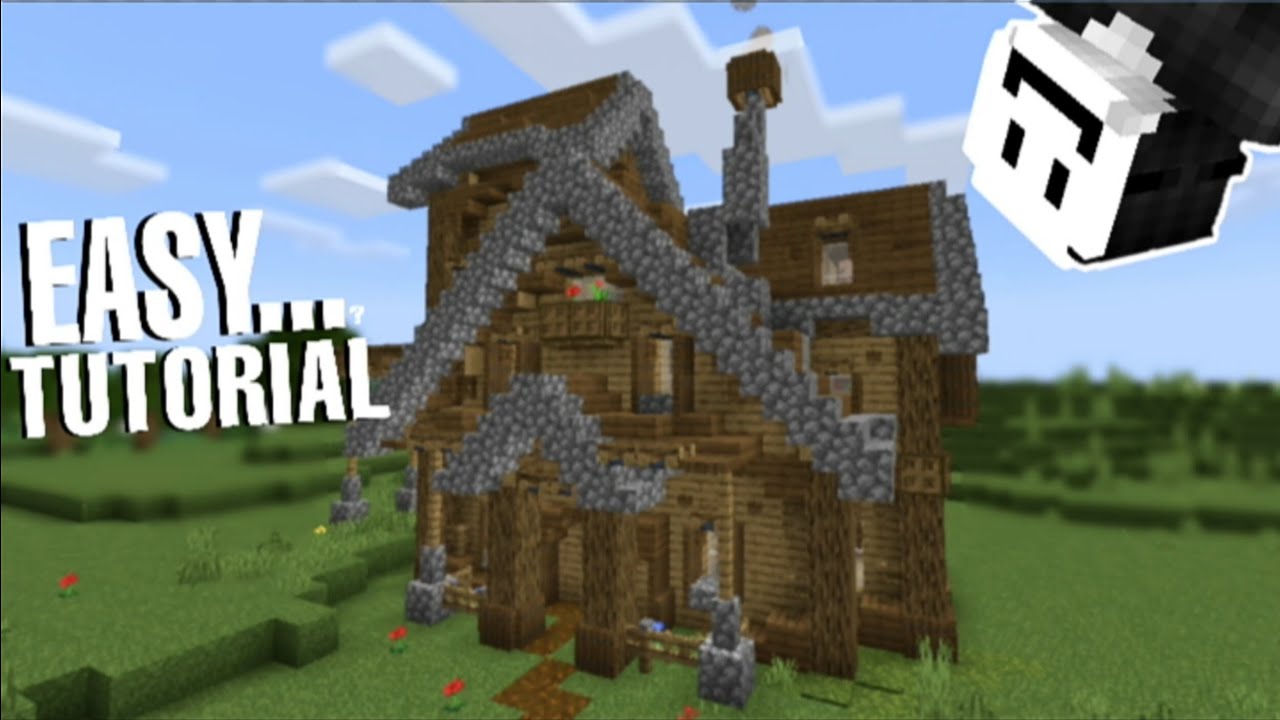 Super SIMPLE Minecraft Starter House Tutorial (easy) - YouTube