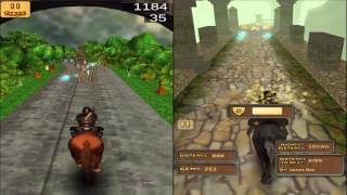 Subway Horse Run vs Temple Horse Run 3D screenshot 2