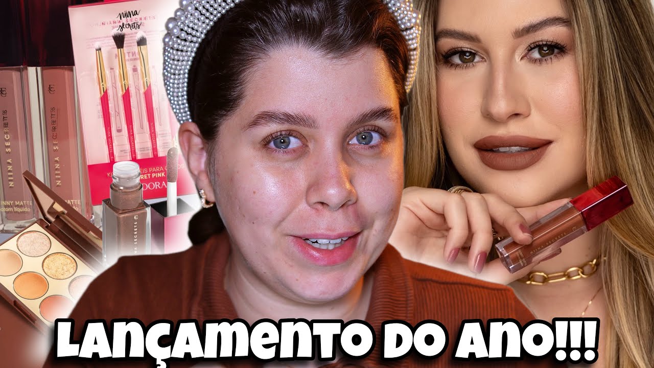 Linha NEUTRALS da NIINA SECRETS / Paleta, Máscara Super Brown, batons, Gloss e maisssss 