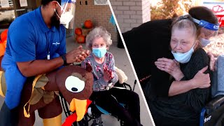 Nursing Home Staff Celebrates Thanksgiving With Lonely Seniors