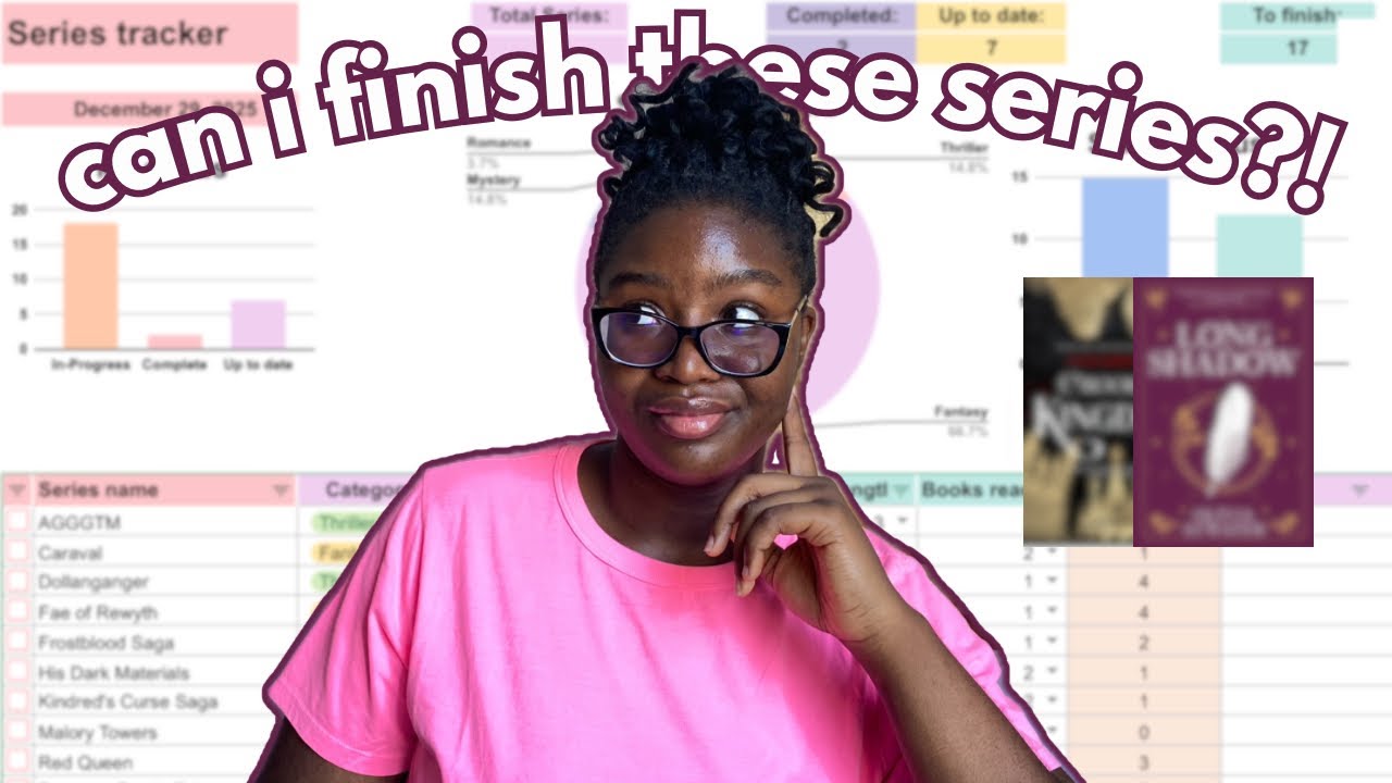 can i finish these series before the year ends?!😰 | *bookmas day 11*