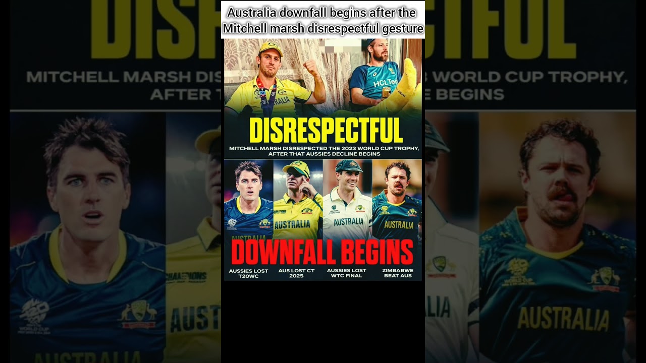 BASICALLY AUSTRALIA TEAM DOWNFALL START FROM HERE🇦🇺 👀🥲 