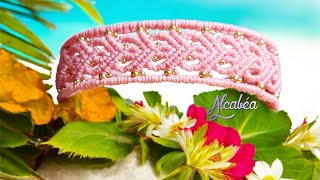 Tuto Micro-macramé bracelet "Sunlace"