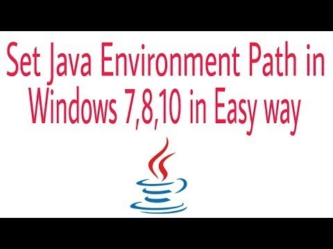 How to set java environment variable on windows 10