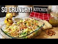 Crunchy RAMEN noodle salad with vinaigrette dressing - easy SALAD RECIPE