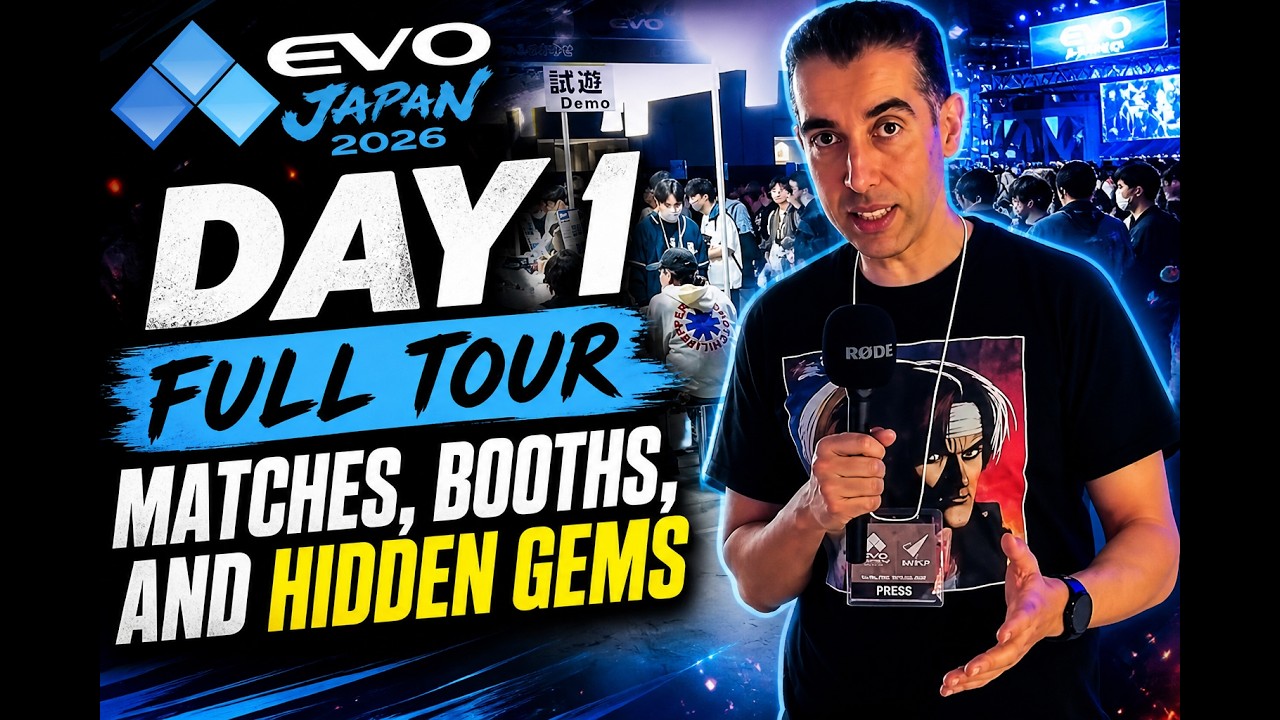 EVO Japan 2026 Day 1 Full Tour – Matches, Booths, And Hidden Gems