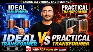 Ideal Transformer Vs Practical Transformer | BEE | Difference | Physics | JEE | NEET | UPSC | GATE