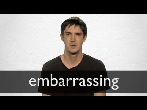 How to pronounce EMBARRASSING in British English