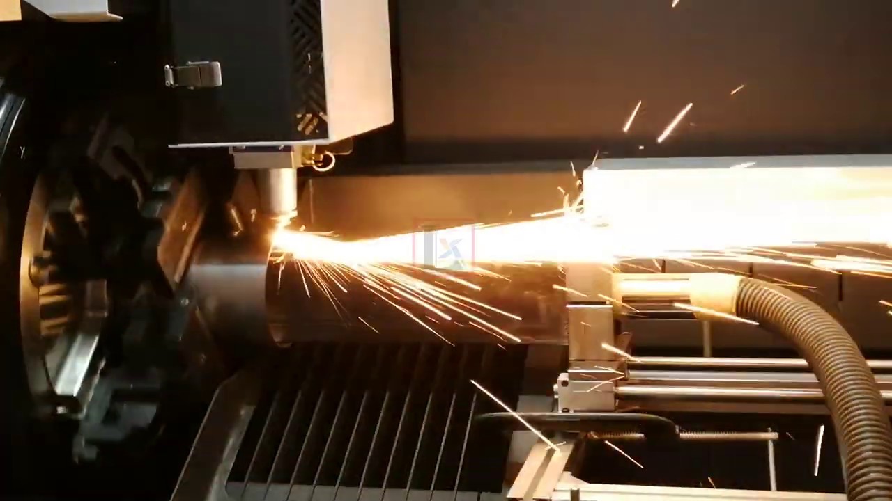 [LX Laser Tech.] Multi-functional laser tube cutting machine with deslagging tool