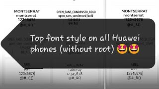 How to change font style in Huawei phone | Honor phones ( most popular font are available). screenshot 5