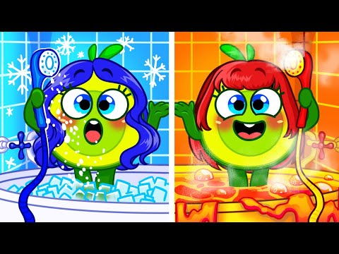 Ice Princess vs Fire Princess ☀️❄️ Let’s Learn Opposites | Hot and Cold Song by VocaVoca Friends