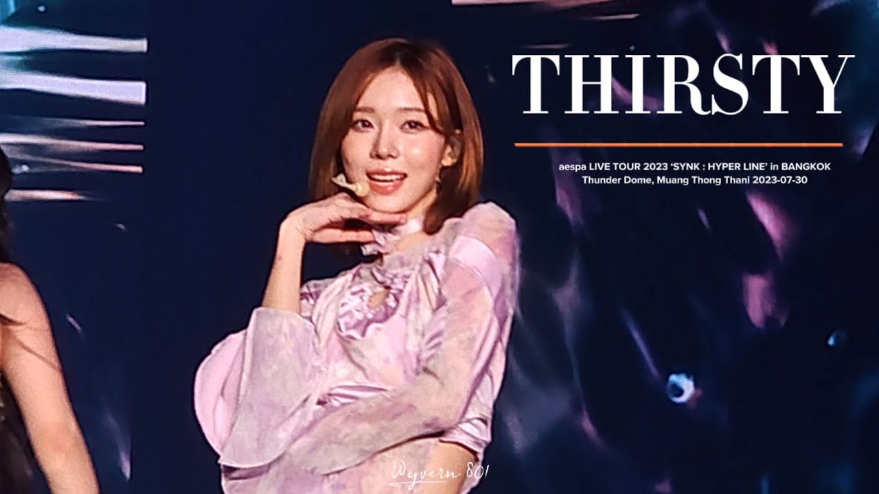 [4K][FANCAM]230730 aespa WINTER - THIRSTY @ ‘𝗦𝗬𝗡𝗞 : 𝗛𝗬𝗣𝗘𝗥 𝗟𝗜𝗡𝗘’ 𝗶𝗻 𝗕𝗔𝗡𝗚𝗞𝗢𝗞