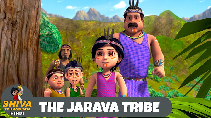 The Jarava Tribe | जारवा जनजाति | शिवा | Ep 201 | Super Action Cartoon | Shiva Show 2025 Hindi