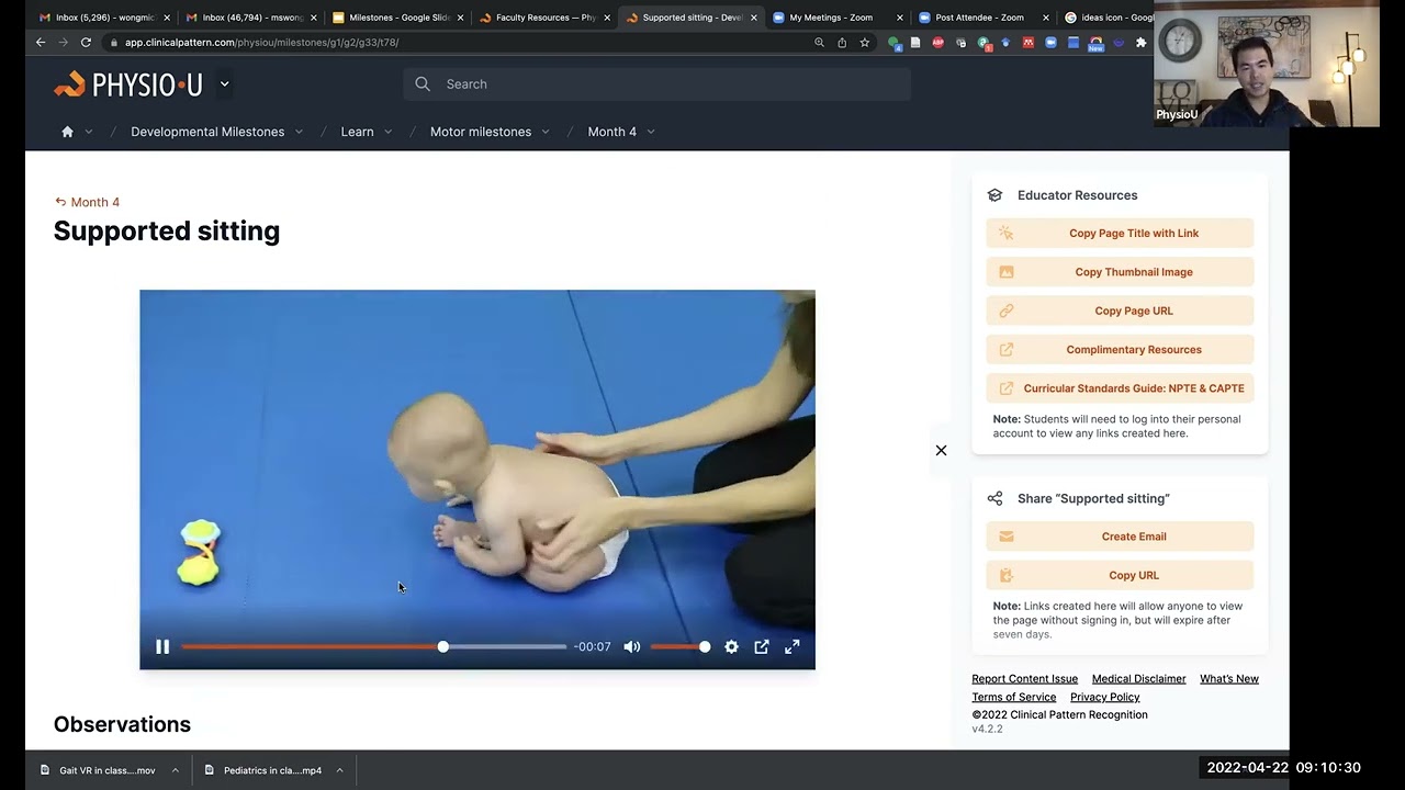 Developmental Milestones