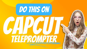 Use Teleprompter For Your Videos / Capcut Tutorial