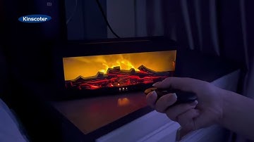 Create the Ultimate Cozy Ambiance with Our Faux Fireplace Flame Aroma Diffuser