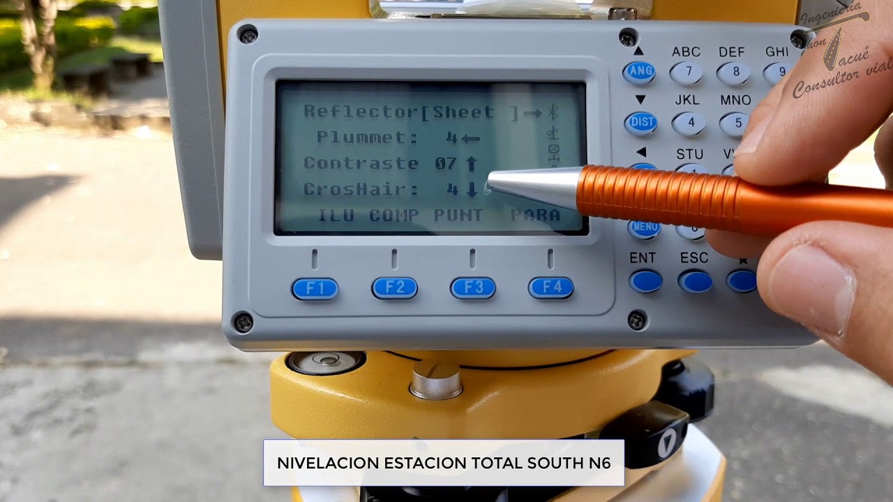 NIVELACIÓN ESTACION TOTAL SOUTH N6