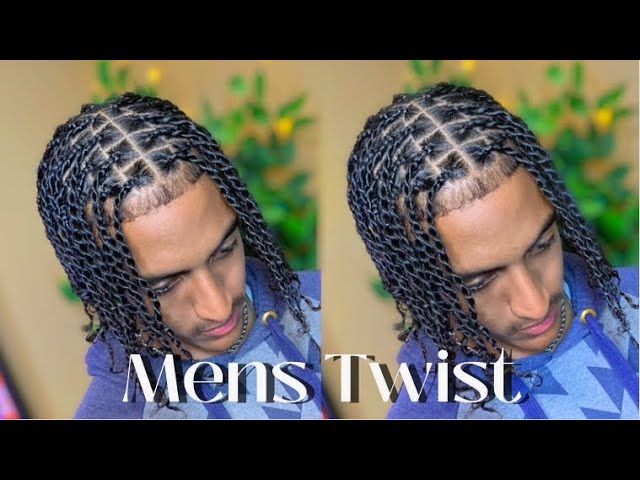 How to French Braid (Easy Xxxtentacion Hairstyle) Two Strand Twist