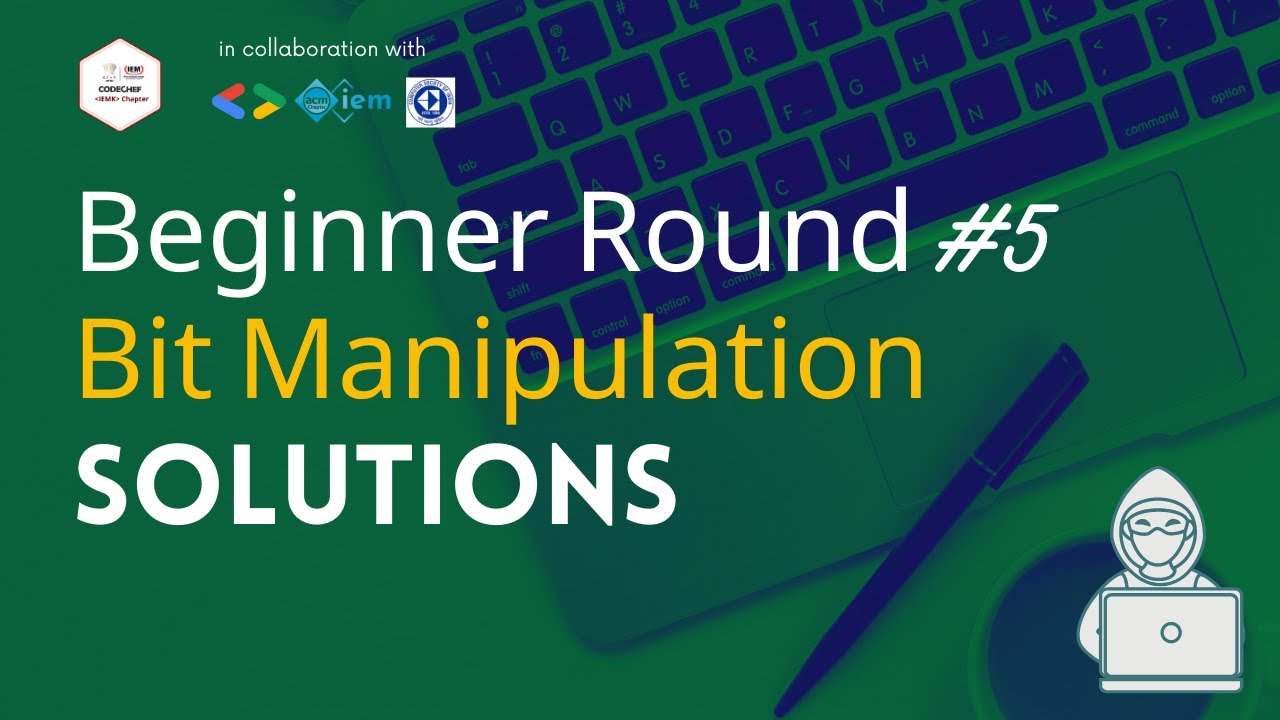 Beginner Round #5 | Bit Manipulation | LIVE Interactive discussion ...