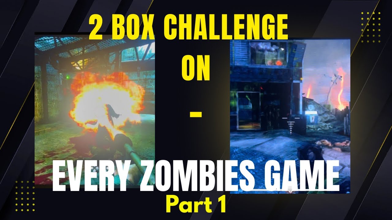 2 Box Challenge on Every Call of Duty Zombies game! Random Map ...