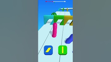 Blob Shifter 3D 🅾️↘️🅰️🅾️ X -- level 595 #shorts