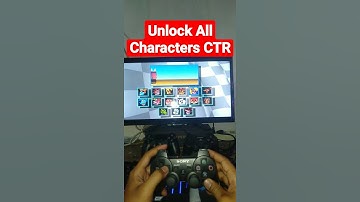 Unlock All Characters CRASH TEAM RACING PS1 X DUALSHOCK 3