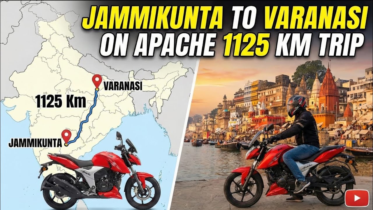 Jammikunta to Kashi on Bike Longest Ride 