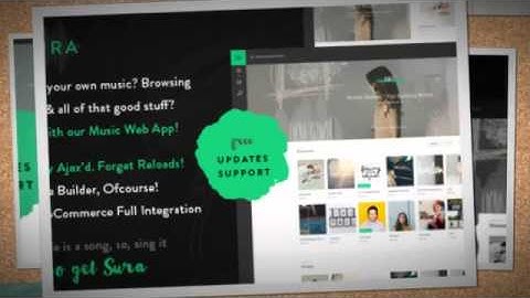 Sura - A Music Web App WordPress Theme + Download