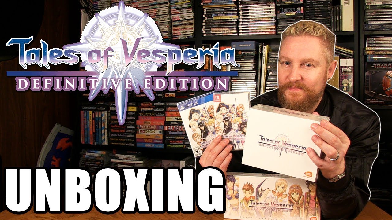 Thumbnail for TALES OF VESPERIA: DEFINITIVE EDITION UNBOXING - Happy Console Gamer
