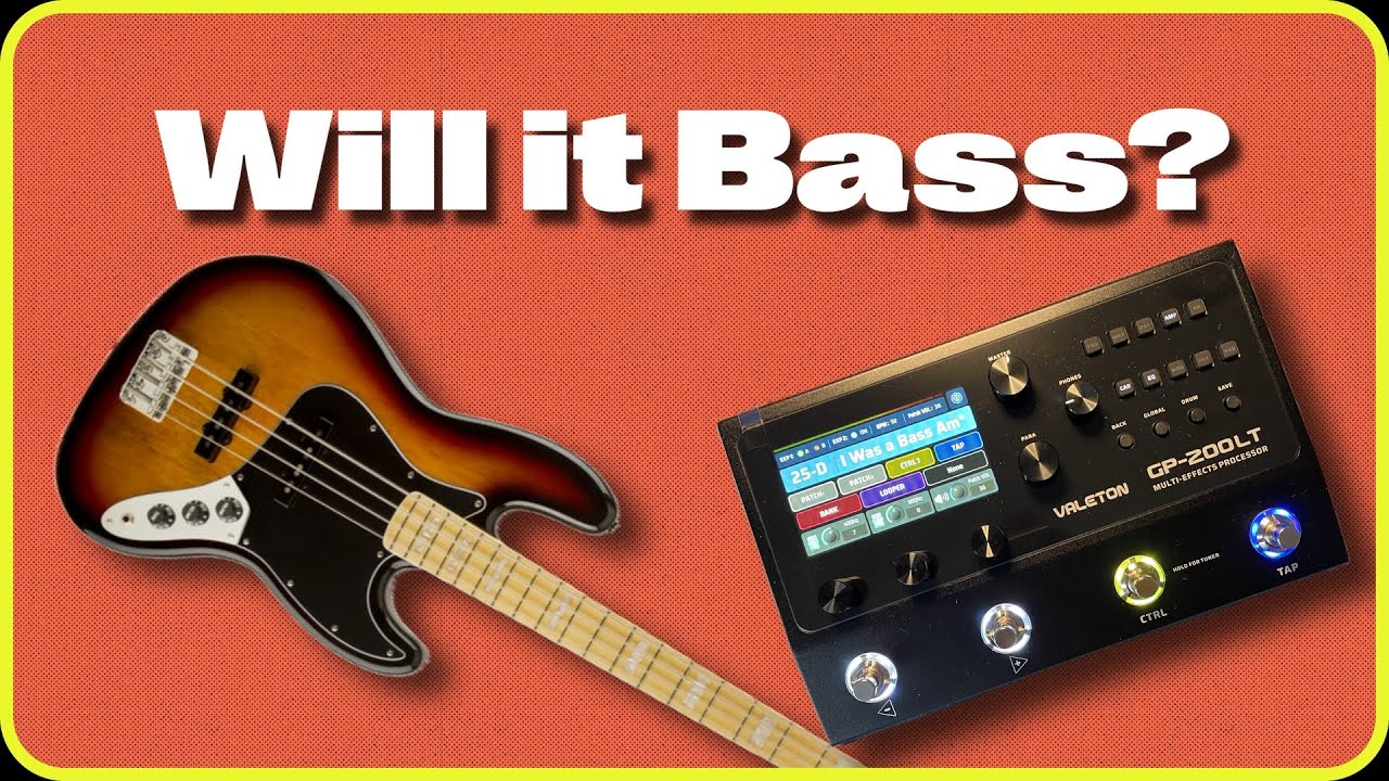 12 Valeton GP200LT Bass guitar Presets YouTube