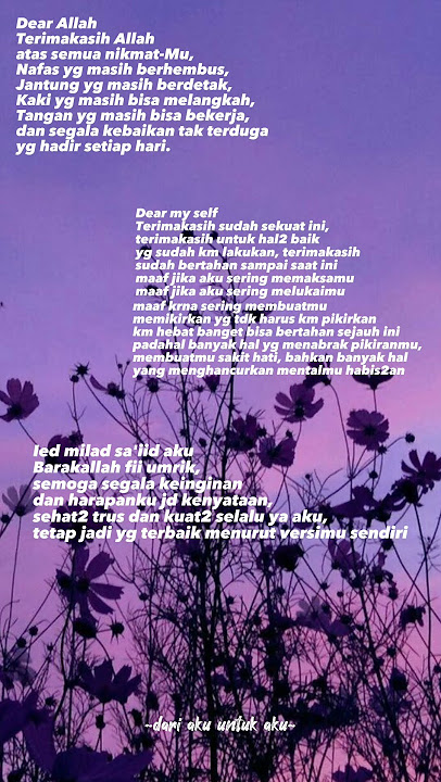 ucapan ulang tahun untuk diri sendiri #quotes #story #myself