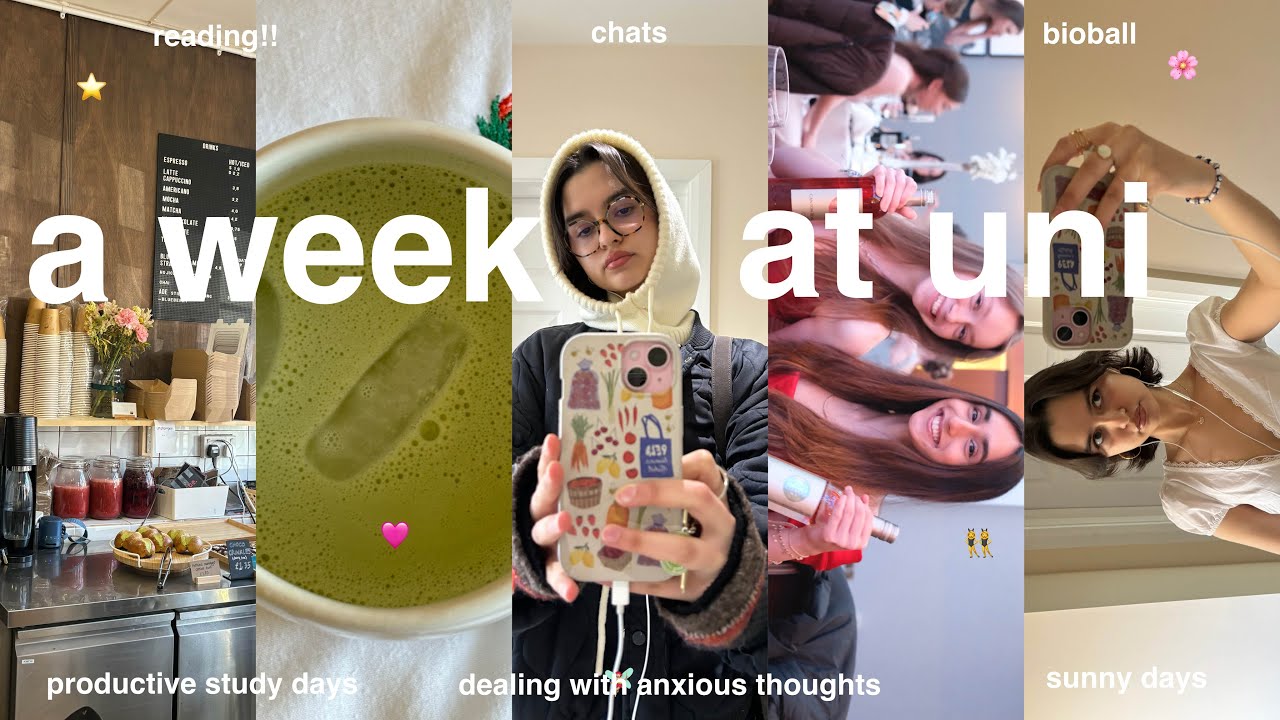 a week at uni | spending time alone, books, chats
