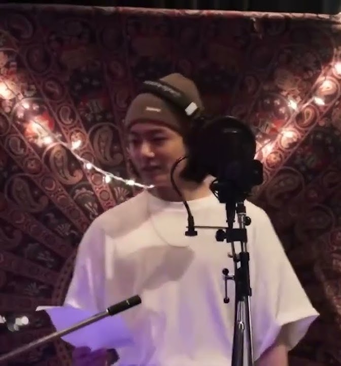 Jungkook recording Standing Next to You