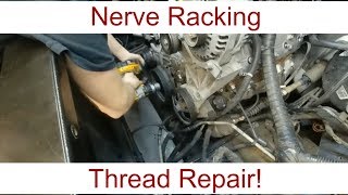 Stripped Crankshaft Threads Time-Sert on ls based engine