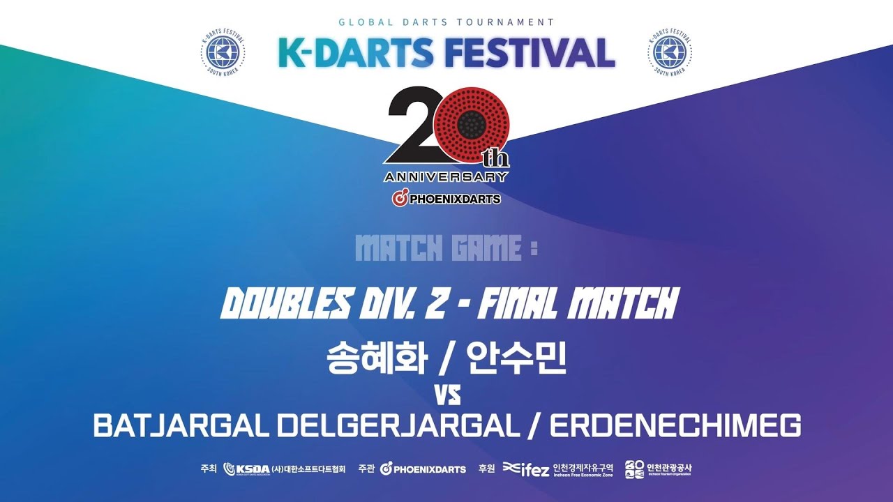 2025 DARTSLIVE Asia Championship ラストワン賞 2025 K DARTS FESTIVAL Doubles Div.Beginner Final Match - YouTube