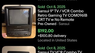 Remember? Sansui TV / VCR COMBO no. COMO961B 