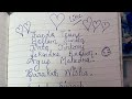 Writing Subscribers namess💗💗💗💗let’s interact