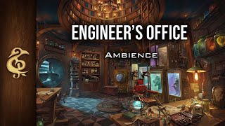 Engineer's Office | Steampunk Ambience | 1 Hour