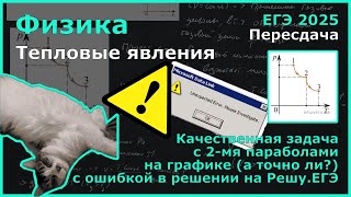 картинка: Фатальная ошибка в решении задачи 21 на Решу.ЕГЭ (ЕГЭ, Физика)