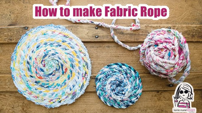 How to Make Scrap Fabric Twine